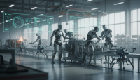 Humanoide Roboter und KI-Agenten: Siemens revolutioniert die Fabrikarbeit