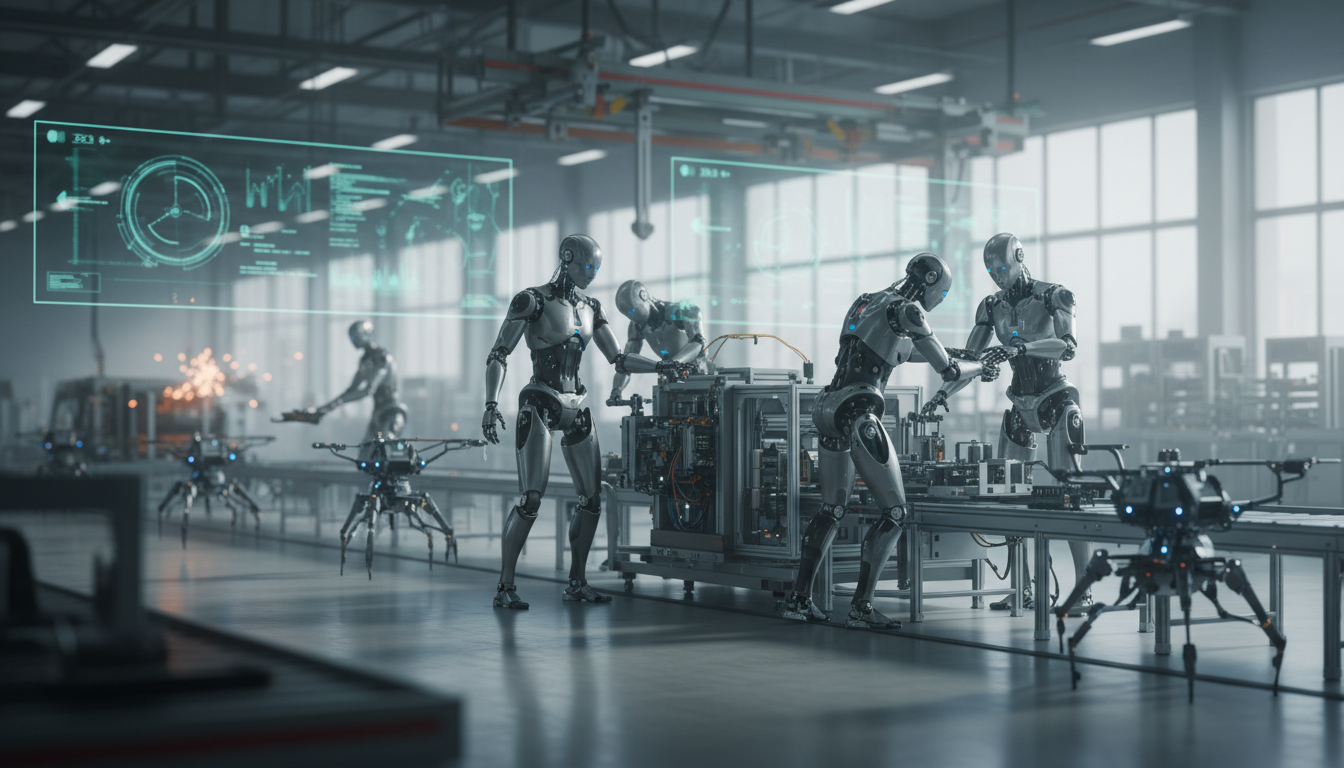 Humanoide Roboter und KI-Agenten: Siemens revolutioniert die Fabrikarbeit