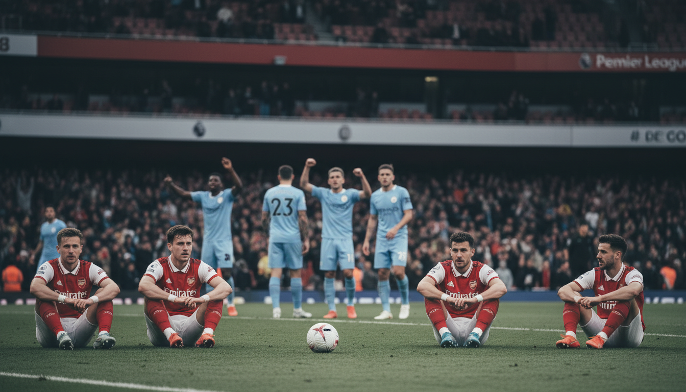 Titelduell in der Premier League: Arsenal unter Druck nach Niederlage gegen Manchester City