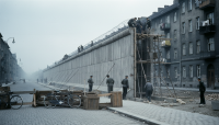 Der Bau der Berliner Mauer: Eine ikonische Grenze des Kalten Krieges