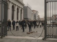 Proteste und leere Pavillons: Die 61. Kunstbiennale von Venedig im Zeichen politischer Spannungen