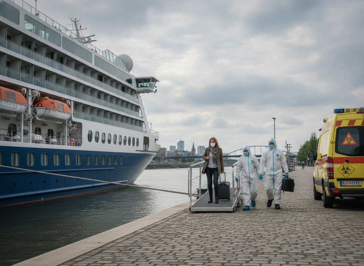 Hantavirus auf Kreuzfahrtschiff: Deutsche Passagierin in Düsseldorf untersucht