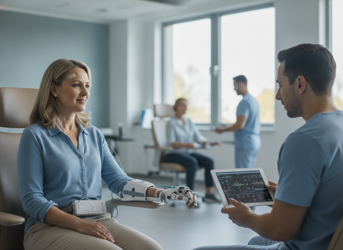 Hirnimplantate und Roboter: Neue Hoffnung für Schlaganfall-Patienten